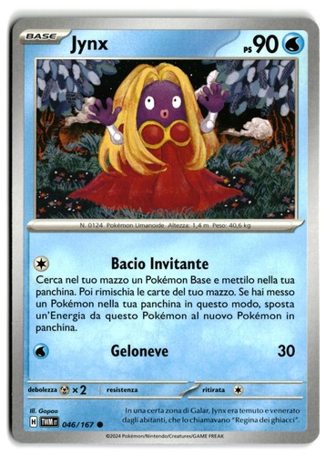 Pokémon jynx 046 167 - pokémon, 046/167