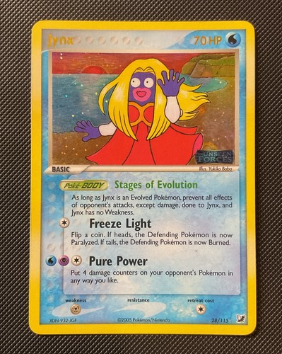 Pokemon jynx 115 reverse - -, 28/115
