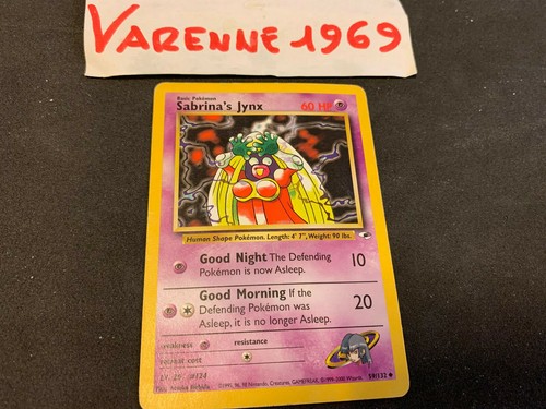 Pokemon sabrina jynx - sabrina's,