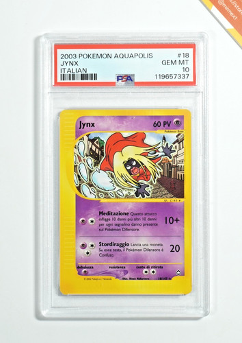 Pokemon psa jynx 18 - 10,
