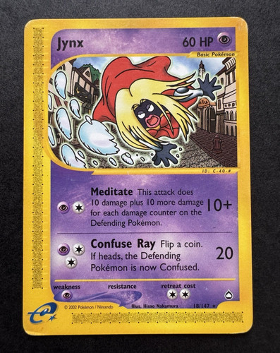Pokémon aquapolis jynx - pokémon, 18/147