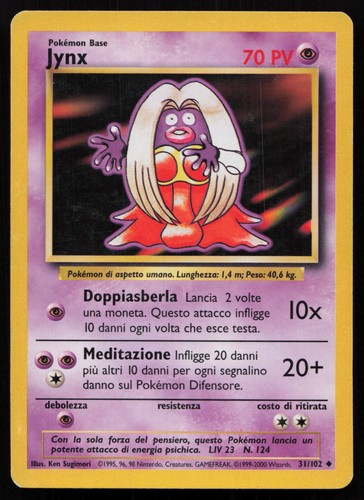 Pokemon tcg jynx 102 - tcg, good