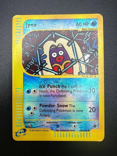Carta pokemon jynx - pokemon, 83/165