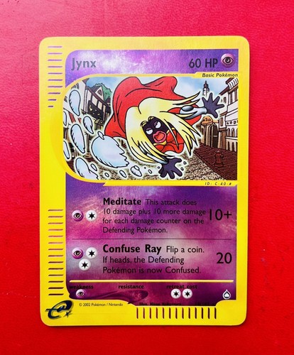 Lotto carte pokemon jynx - carte,