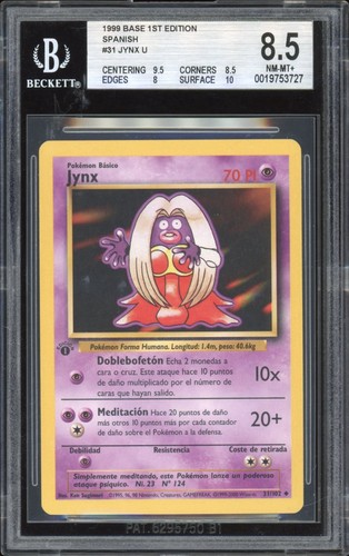 1999 pokemon spanish 1st - 1999,