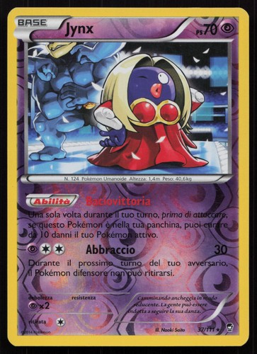 Pokemon tcg jynx - 37/111, ex