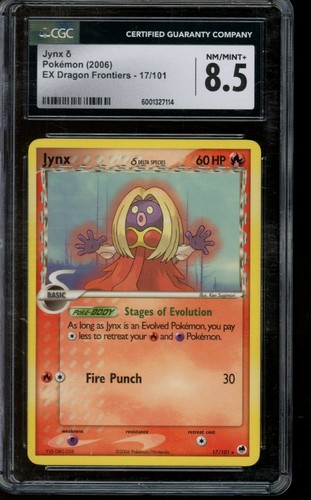 Cgc mint pokemon jynx - nm/mint+,