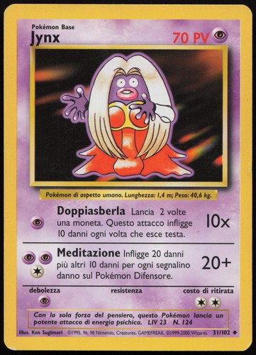 Pokemon tcg jynx - pokemon, ex