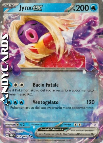 Jynx 124 165 rara - jynx, ex