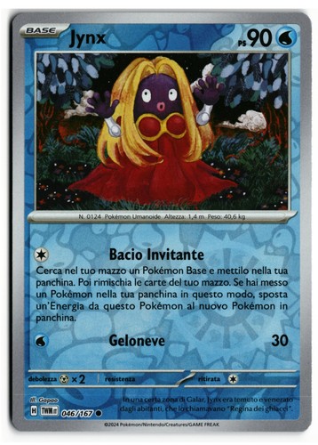 Pokémon jynx 046 167 - jynx, 046/167