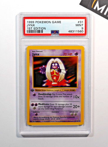 Pokemon psa jynx 31 1st - pokemon,