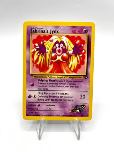 Carta pokemon sabrina jynx - carta, sabrina's