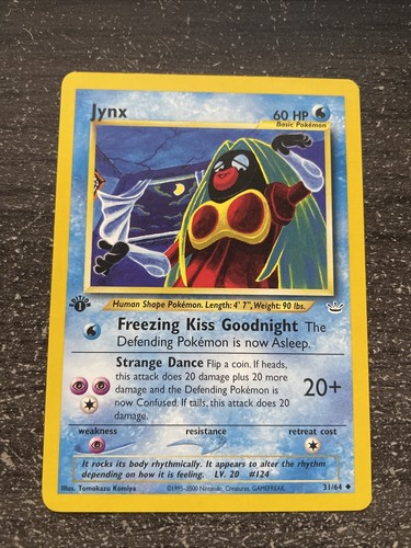 Jynx unco pokémon 64 1st - pokÉmon, 31/64