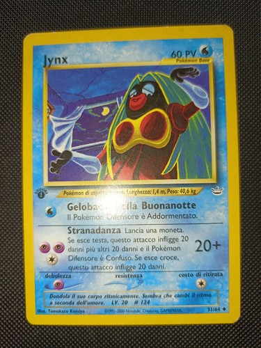 Pokemon card jynx - jynx, neo