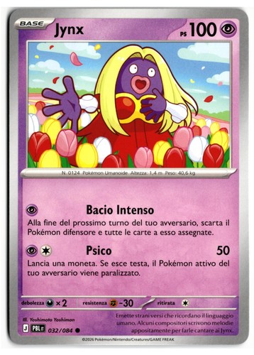 Pokémon jynx 032 084 buio - 032/084,